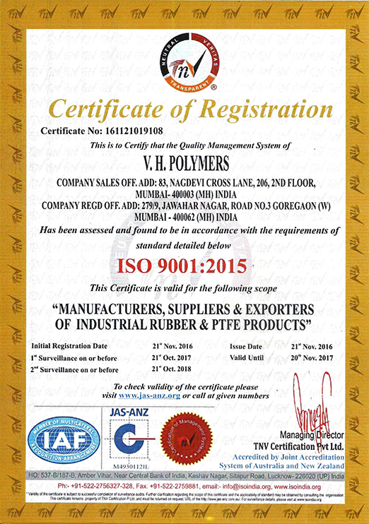 ISO Certification VHP